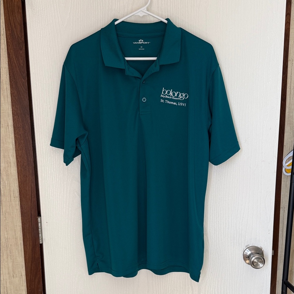 Van Heusen Teal Polo Shirt for Men